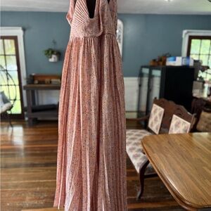 In Bloom Blush Floral Long Sleeve Dress